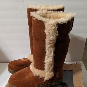 Style & Co Women's Suede and Shearling Boots
